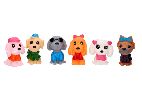 Figurka PIES w pudełku - mini piesek 1szt 4