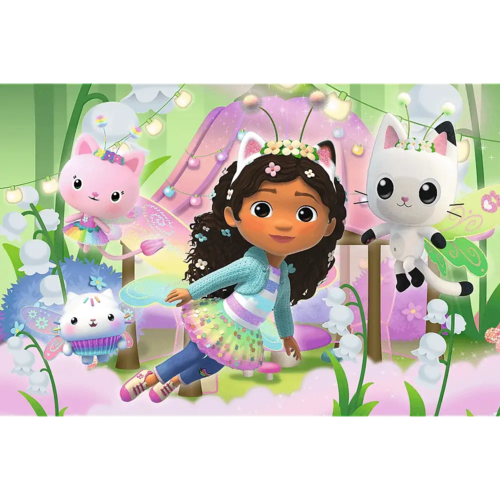 Puzzle 60 Koci Domek Gabby Gabi i kocie przygody 3