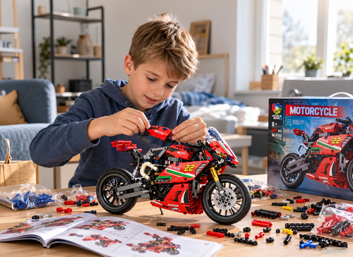 Klocki MOTOCYKL SPORTOWY 431el JIQILE 47102 2