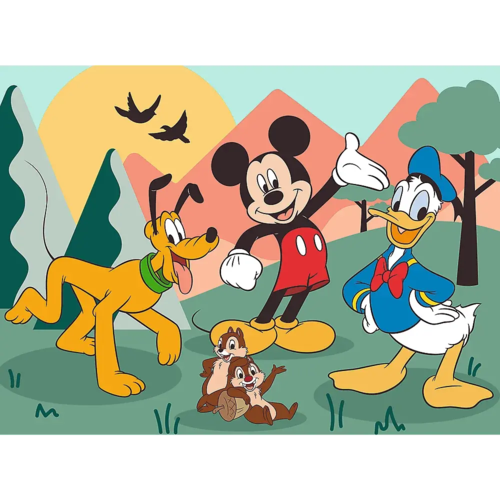 Puzzle 30 MYSZKA MIKI Bajkowe chwile + plakat 3