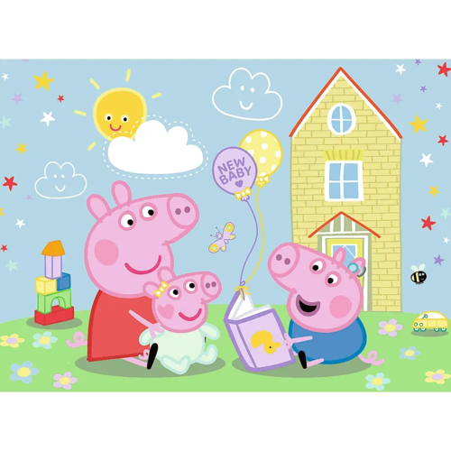 Puzzle 30 ŚWINKA PEPPA Peppa ma plan + plakat 3