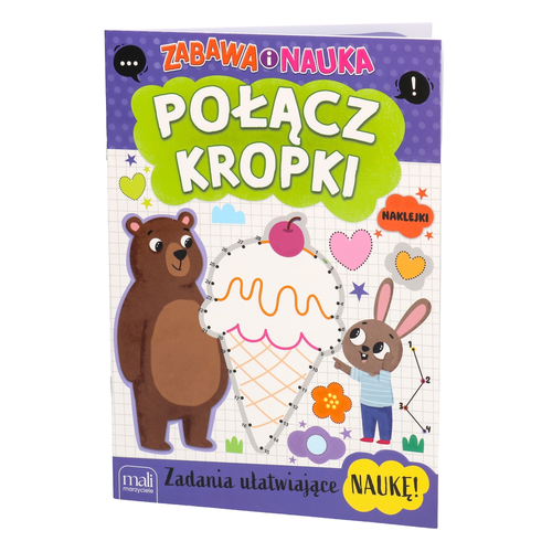 Książka POŁĄCZ KROPKI zeszyt zadań - zabawa i nauka 4