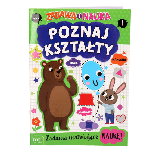 Książka POZNAJ KSZTAŁTY zeszyt zadań - zabawa i nauka 4