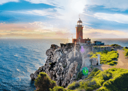 Puzzle 1000 Latarnia morska w Melagavi 3