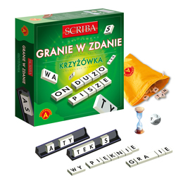 Scriba krzyżówka 2 gry słowne, gra towarzyska 3