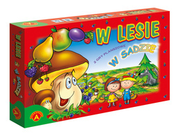 Gra planszowa W LESIE W SADZIE grzybobranie 2