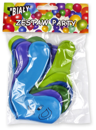 Balony z nadrukiem słoń 5szt. 4