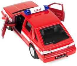 Auto POLONEZ CARO straż pożarna model metalowy WELLY 6