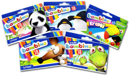 Kredki BAMBINO 18 kolorów 4