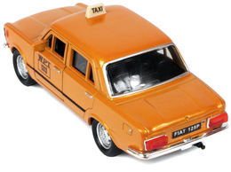 Auto Fiat 125P WPT 1313 taxi, model metalowy WELLY 9