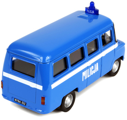 Auto NYSA 522 MILICJA model metalowy WELLY 9