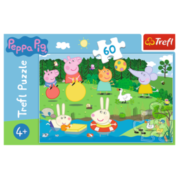 Puzzle 60 Świnka Peppa Wakacyjna zabawa 3