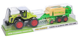 Traktor z przyczepą PRASA KOSTUJĄCA 4