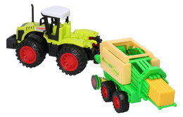 Traktor z przyczepą PRASA KOSTUJĄCA 2