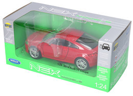 Auto AUDI TT COUPE 2014, model metalowy WELLY 3