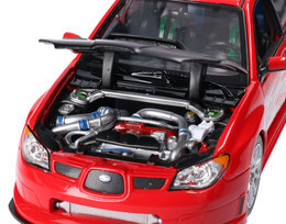 Auto SUBARU Impreza WRX STi model metalowy WELLY 7