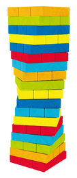 Kolorowa wieża GRA ZRĘCZNOŚCIOWA jenga Smily Play 5