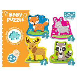 Baby Puzzle ZWIERZĄTKA LEŚNE 2