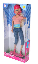 Lalka DEFA LUCY - na deskorolce 2