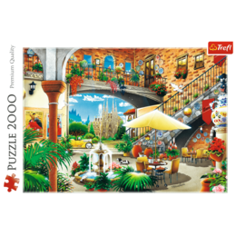 Puzzle 2000 Widok na Barcelonę 2