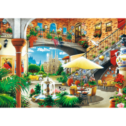 Puzzle 2000 Widok na Barcelonę 3