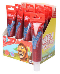 Klej brokatowy czerwony 2