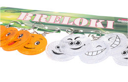 Brelok odblaskowy emotikon 3