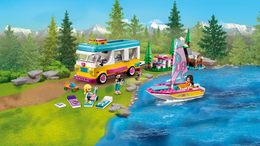LEGO Friends Leśny mikrobus kempingowy i żaglówka 8