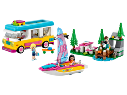 LEGO Friends Leśny mikrobus kempingowy i żaglówka 9