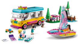 LEGO Friends Leśny mikrobus kempingowy i żaglówka 12