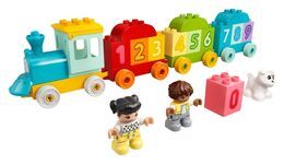 Klocki LEGO Duplo - Pociąg z cyferkami. Nauka liczenia 2
