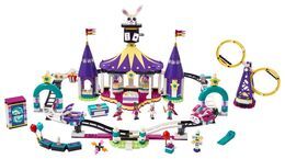 Klocki LEGO Friends - Magiczne wesołe miasteczko z kolejką górską 10