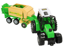 Traktor z przyczepą PRASA KOSTUJĄCA 10