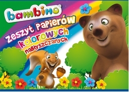 Zeszyt papierów kolorowych BAMBINO 4