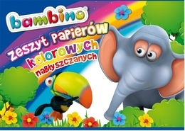 Zeszyt papierów kolorowych BAMBINO 5