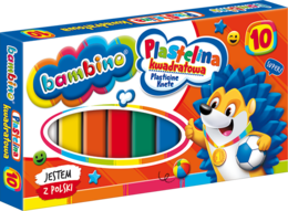 Plastelina BAMBINO 10 kolorów 2