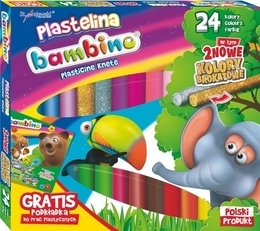 Plastelina  BAMBINO 24 kol. 10
