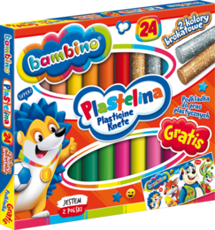 Plastelina  BAMBINO 24 kol. 7