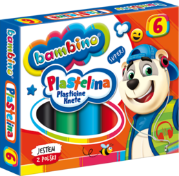 Plastelina BAMBINO 6 kolorów 5