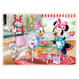 Puzzle 4w1 Minnie z przyjaciółkami 3