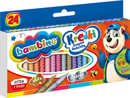 Kredki BAMBINO 24 kolory 3