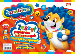 Zeszyt  papierów kolorowych samoprzylepnych BAMBINO 2