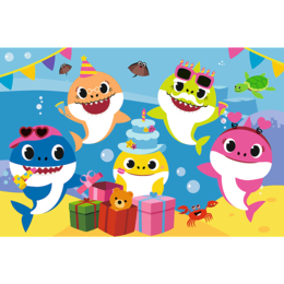 Puzzle 24 Maxi Wesołe BABY SHARK 2