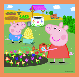 Puzzle 3w1 Pomysłowa Świnka Peppa 3