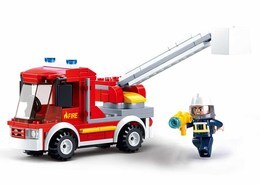 Klocki SLUBAN STRAŻ POŻARNA wóz z drabiną 2