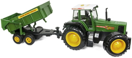 Wielki traktor na radio + przyczepa 11