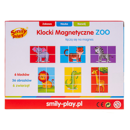 Klocki magnetyczne ZOO układanka Smily Play 2