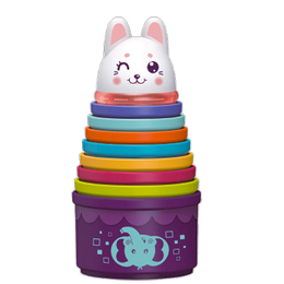 PIRAMIDKA SORTER zamek króliczka Smily Play 6