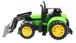 Traktor z łyżką, spychem 2