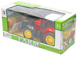Traktor z łyżką, spychem 3